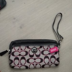 COACH wristlet/clutch/wallet